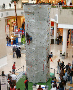 Shopping Mall Climbing Wall