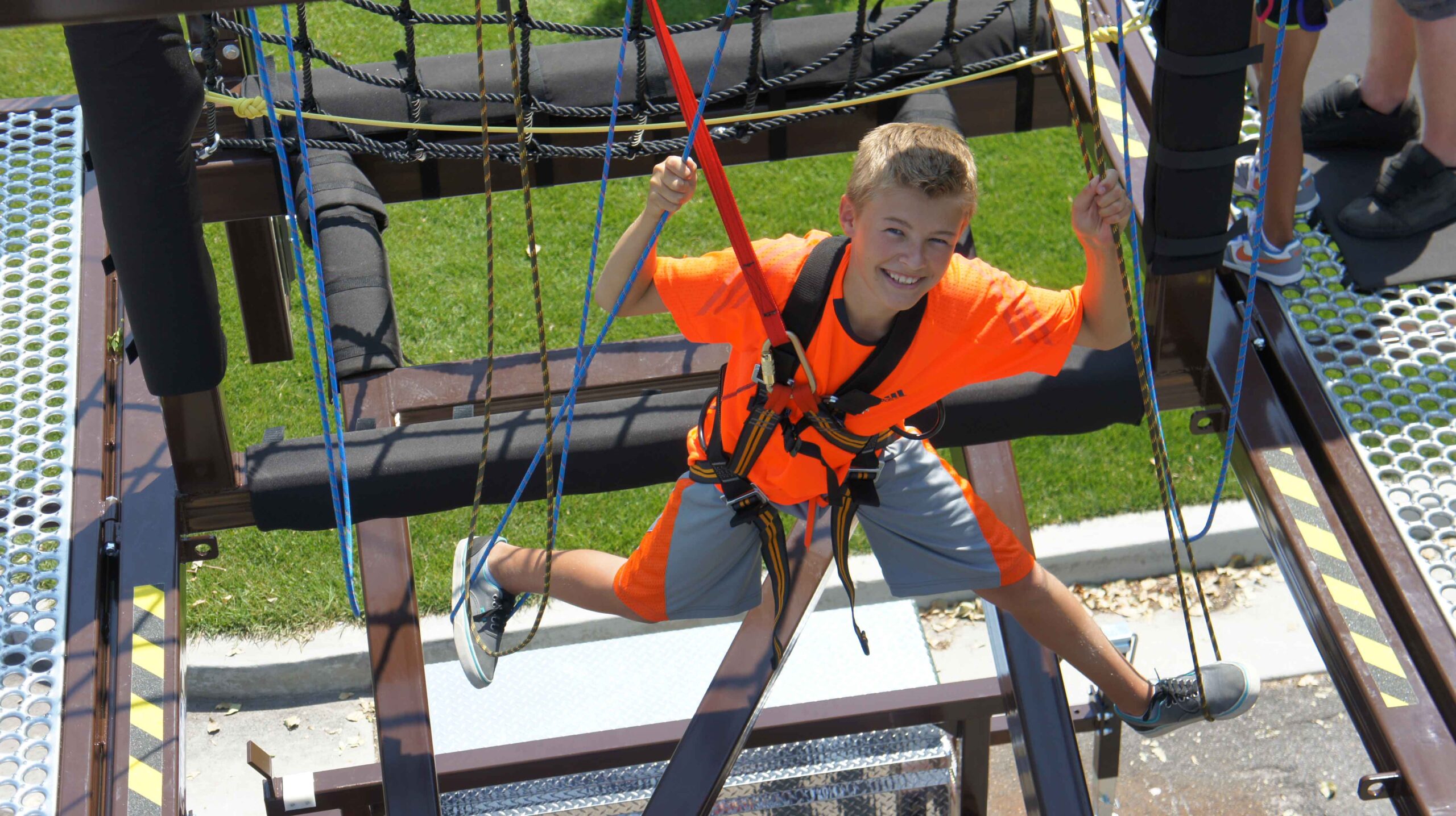 Ropes Course Boy