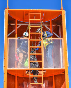 portable work at heights training tower